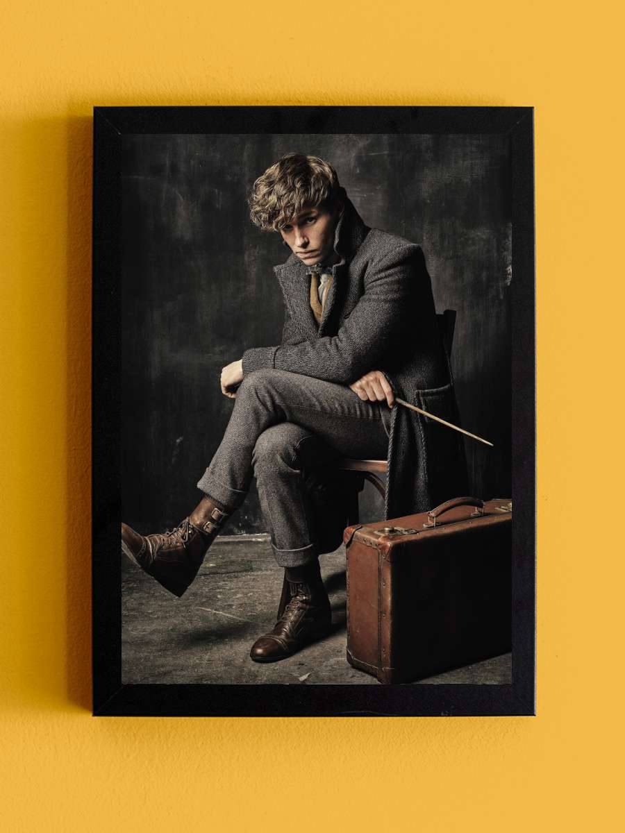 Fantastic Beasts - Newt… Newt Scamander Film Poster Tablo Siyah Çerçeveli Yüksek Kalite Film Duvar Tablo