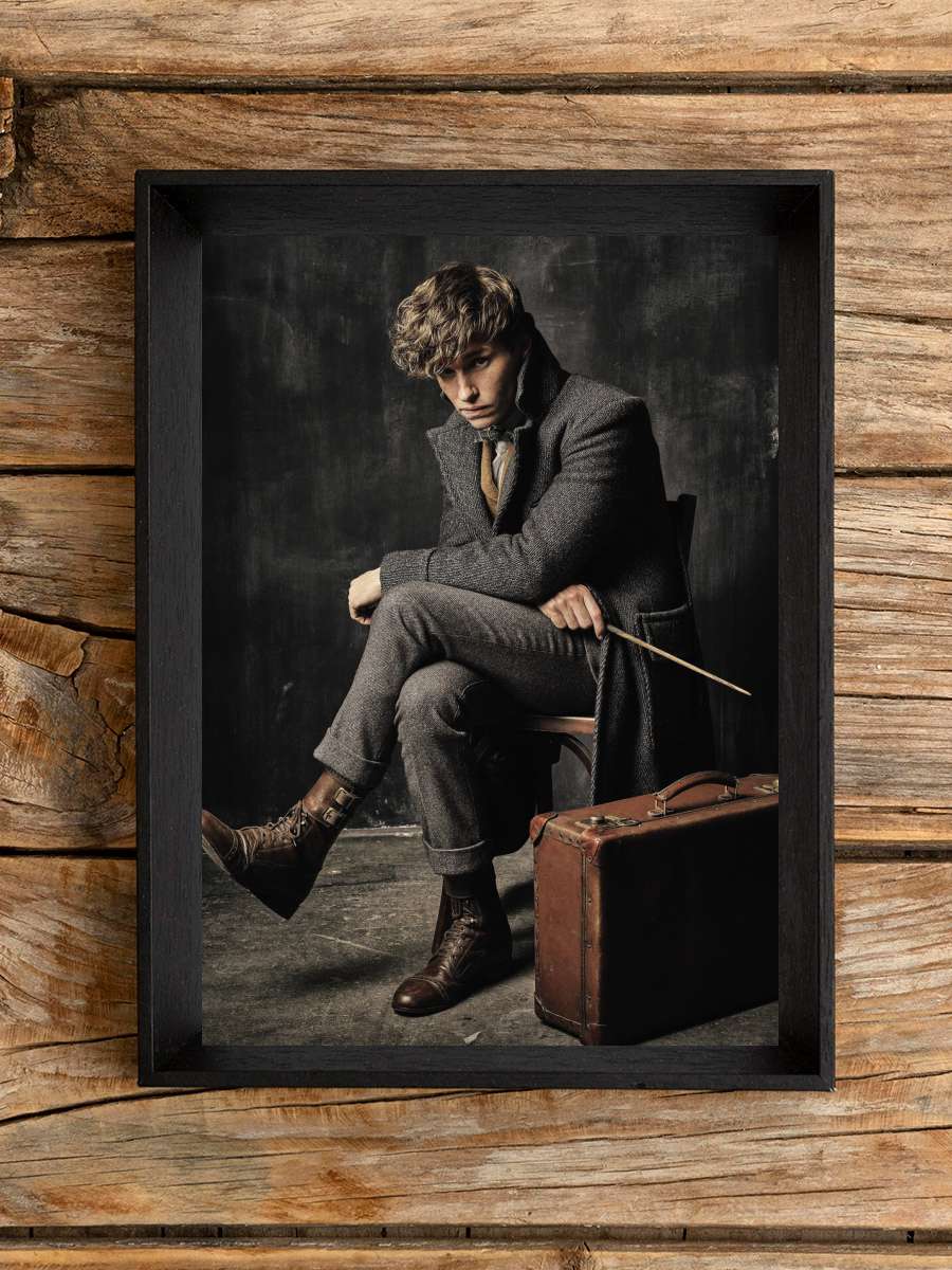 Fantastic Beasts - Newt… Newt Scamander Film Poster Tablo Siyah Çerçeveli Yüksek Kalite Film Duvar Tablo