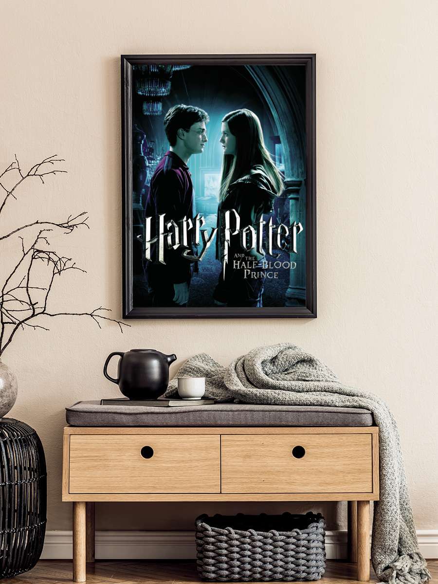 Harry Potter and The Half-Blood… Half-Blood Prince - Ginny's Kiss Film Poster Tablo Siyah Çerçeveli Yüksek Kalite Film Duvar Tablo