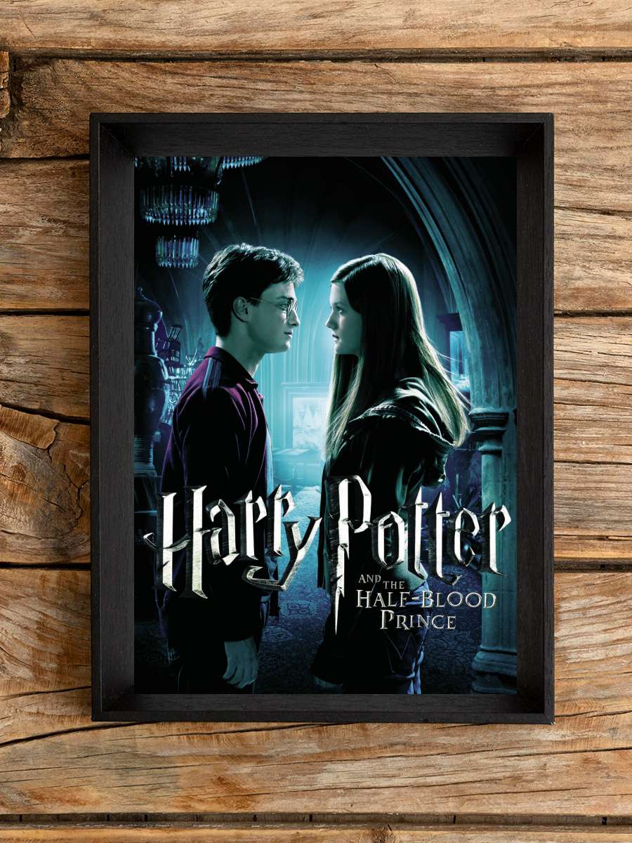 Harry Potter and The Half-Blood… Half-Blood Prince - Ginny's Kiss Film Poster Tablo Siyah Çerçeveli Yüksek Kalite Film Duvar Tablo