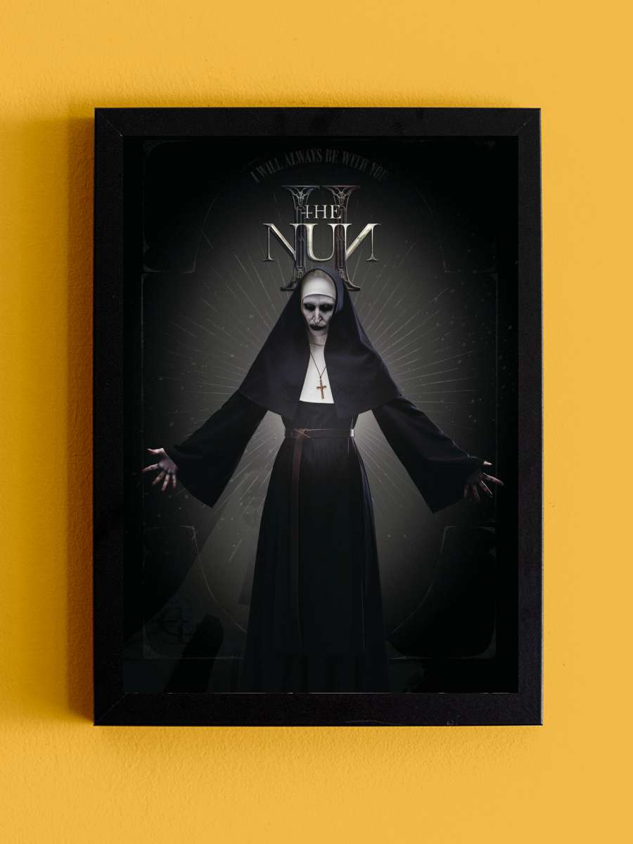 The Nun - Return Film Poster Tablo Siyah Çerçeveli Yüksek Kalite Film Duvar Tablo