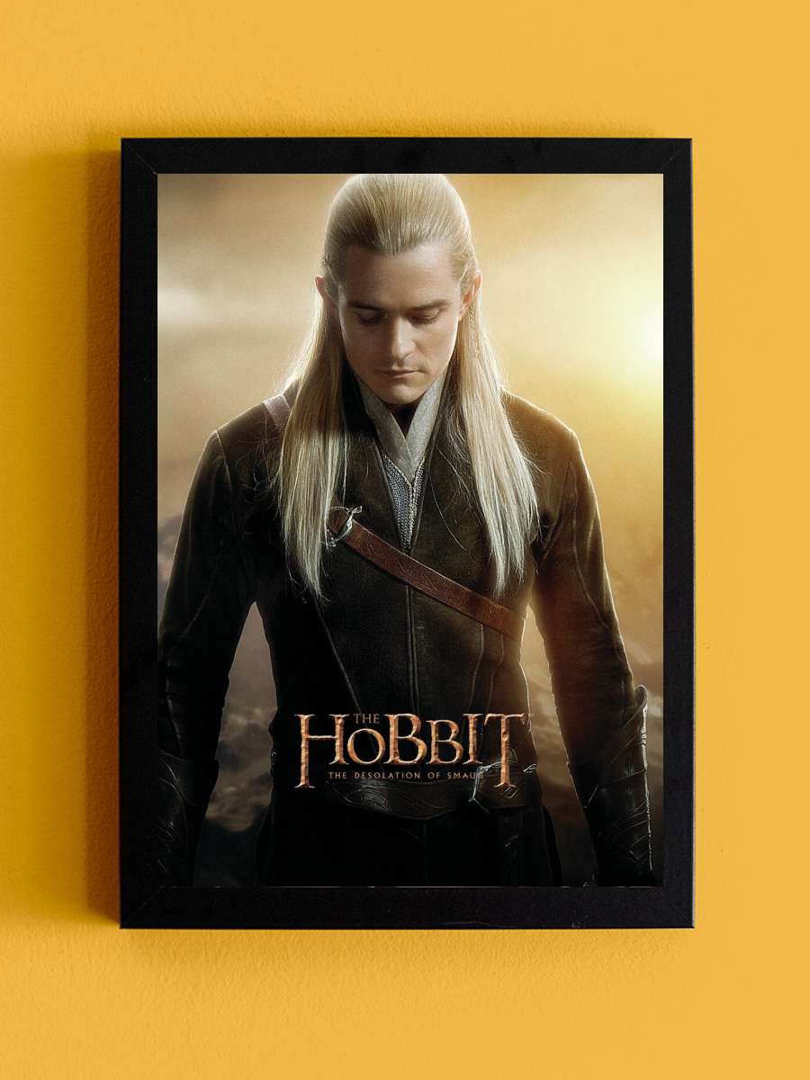 Hobbit - Legolas Film Poster Tablo Siyah Çerçeveli Yüksek Kalite Film Duvar Tablo