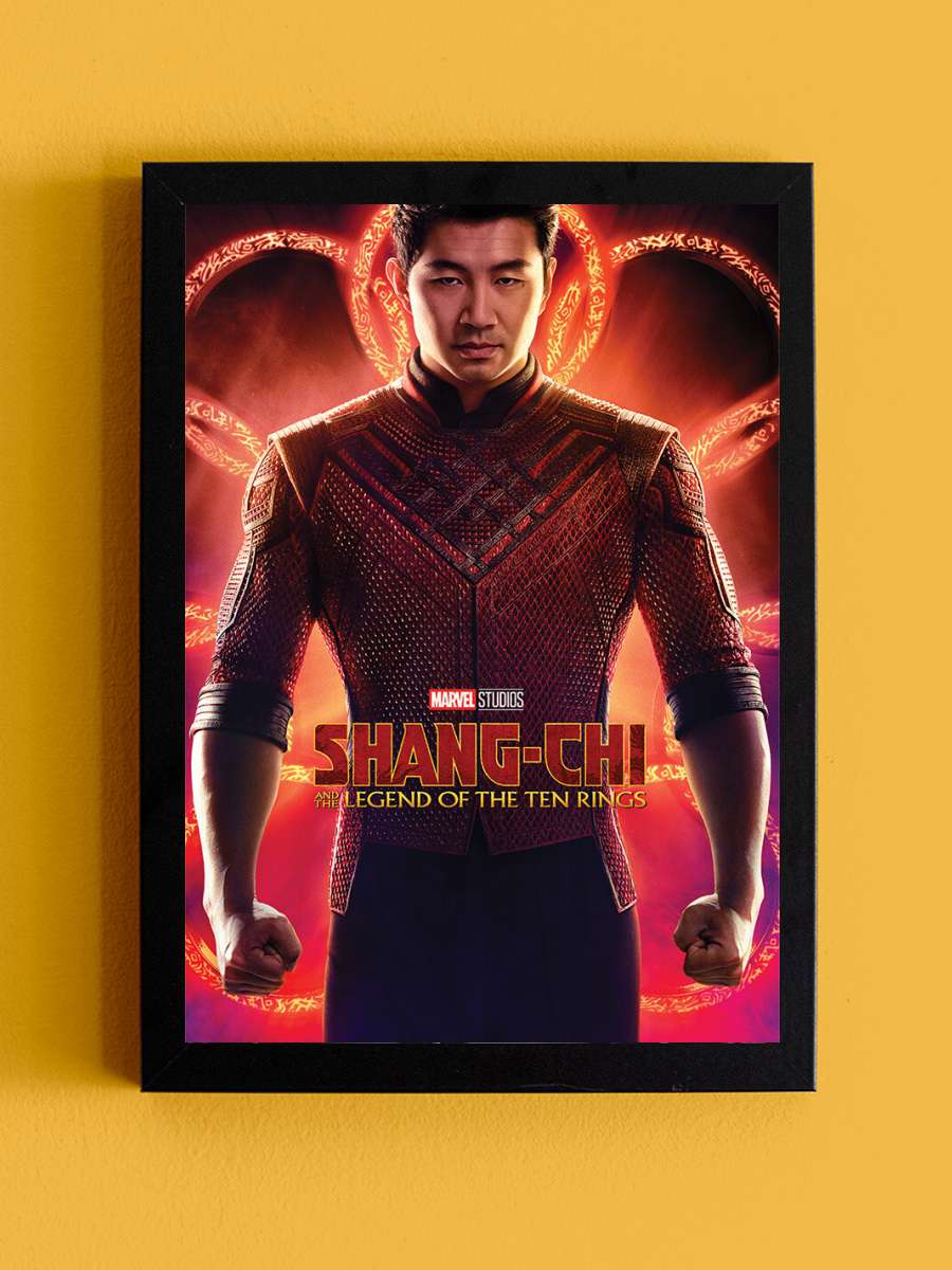 Shang-Chi and the Legend of Ten Rings - Flex Film Poster Tablo Siyah Çerçeveli Yüksek Kalite Film Duvar Tablo