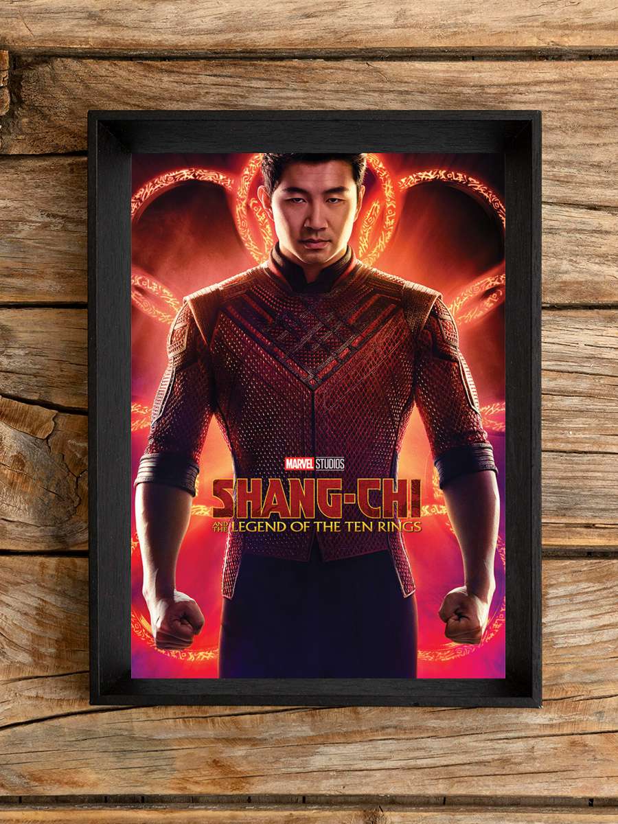 Shang-Chi and the Legend of Ten Rings - Flex Film Poster Tablo Siyah Çerçeveli Yüksek Kalite Film Duvar Tablo