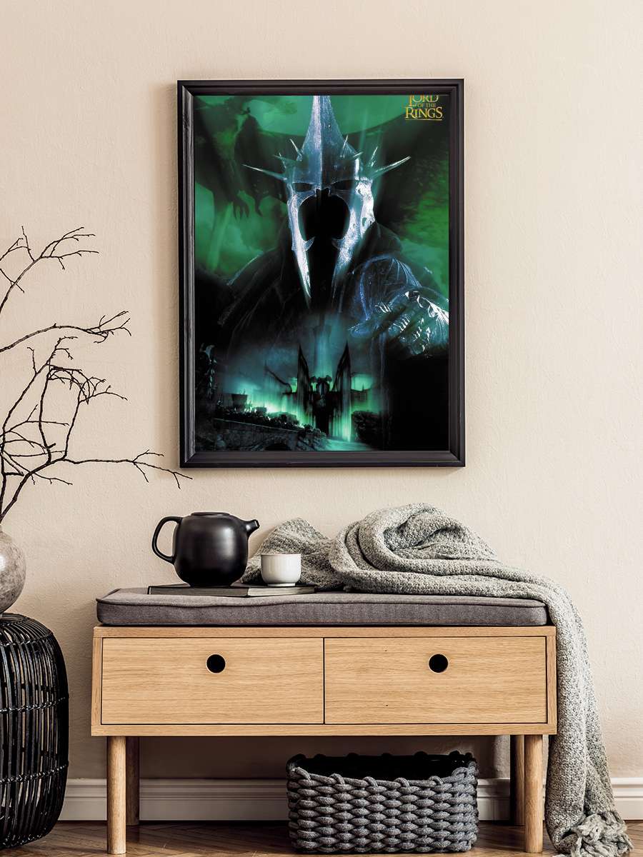 Lord of the Rings - Witch-king… Witch-king Angmar Film Poster Tablo Siyah Çerçeveli Yüksek Kalite Film Duvar Tablo