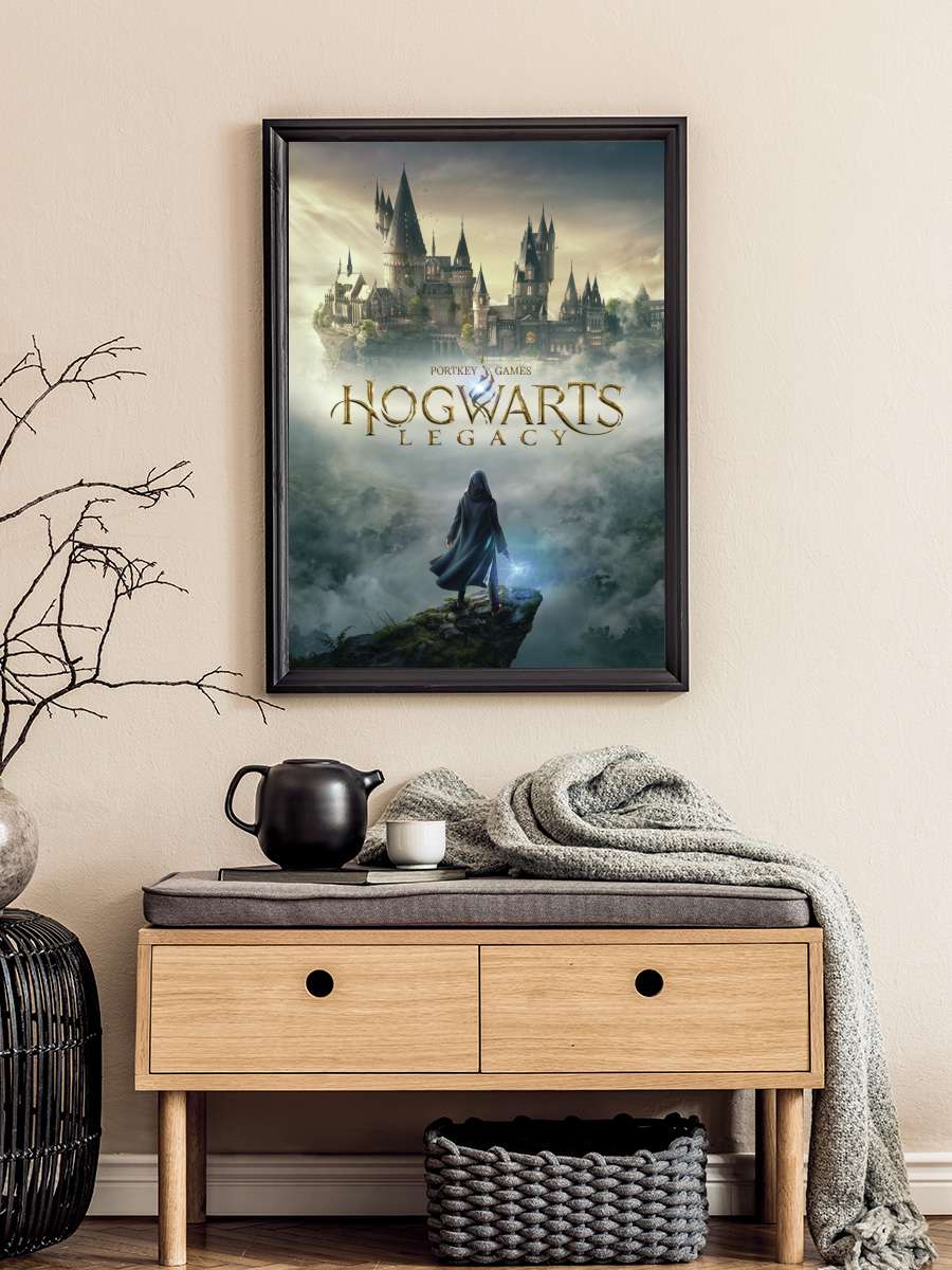 Harry Potter - Hogwarts Legacy Film Poster Tablo Siyah Çerçeveli Yüksek Kalite Film Duvar Tablo