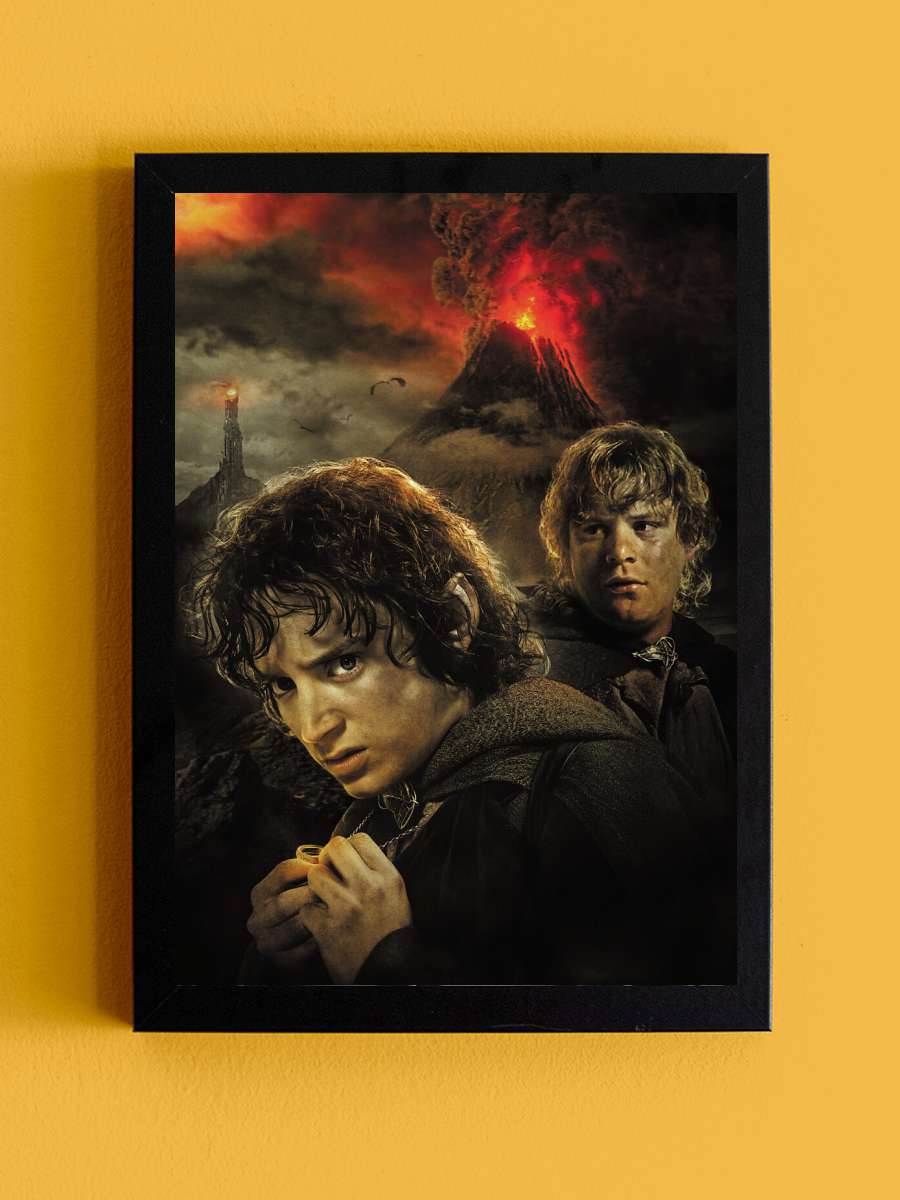 The Lord of the Rings - Sam and… and Frodo Film Poster Tablo Siyah Çerçeveli Yüksek Kalite Film Duvar Tablo