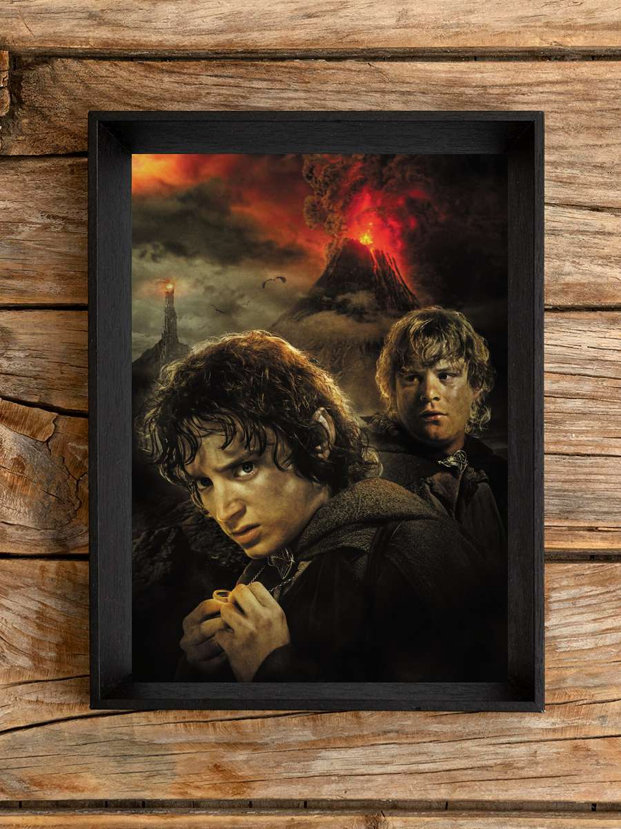 The Lord of the Rings - Sam and… and Frodo Film Poster Tablo Siyah Çerçeveli Yüksek Kalite Film Duvar Tablo