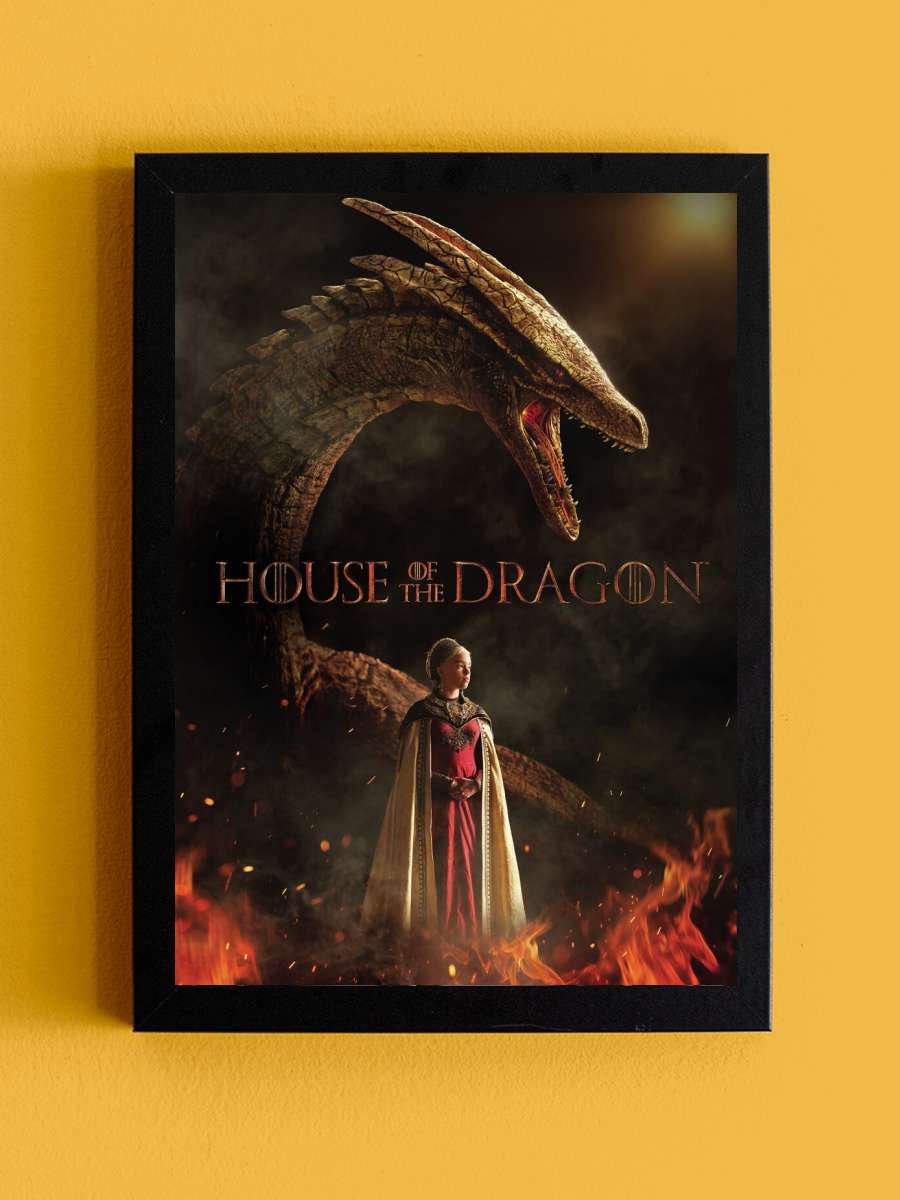 House of the Dragon - Rhaenyra… Rhaenyra Targaryen Film Poster Tablo Siyah Çerçeveli Yüksek Kalite Film Duvar Tablo