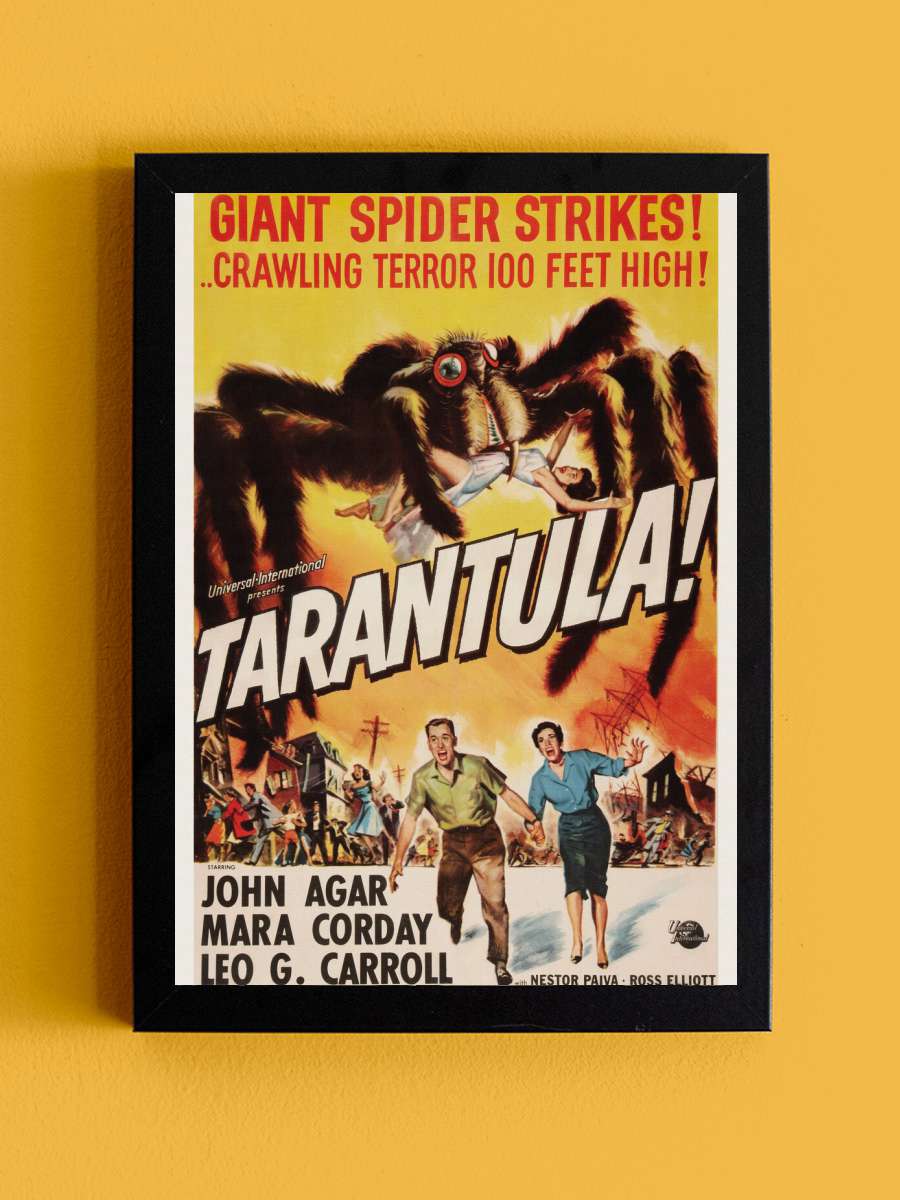 Tarantula (Vintage Cinema /… / Retro Movie Theatre Poster… Film Poster Tablo Siyah Çerçeveli Yüksek Kalite Film Duvar Tablo