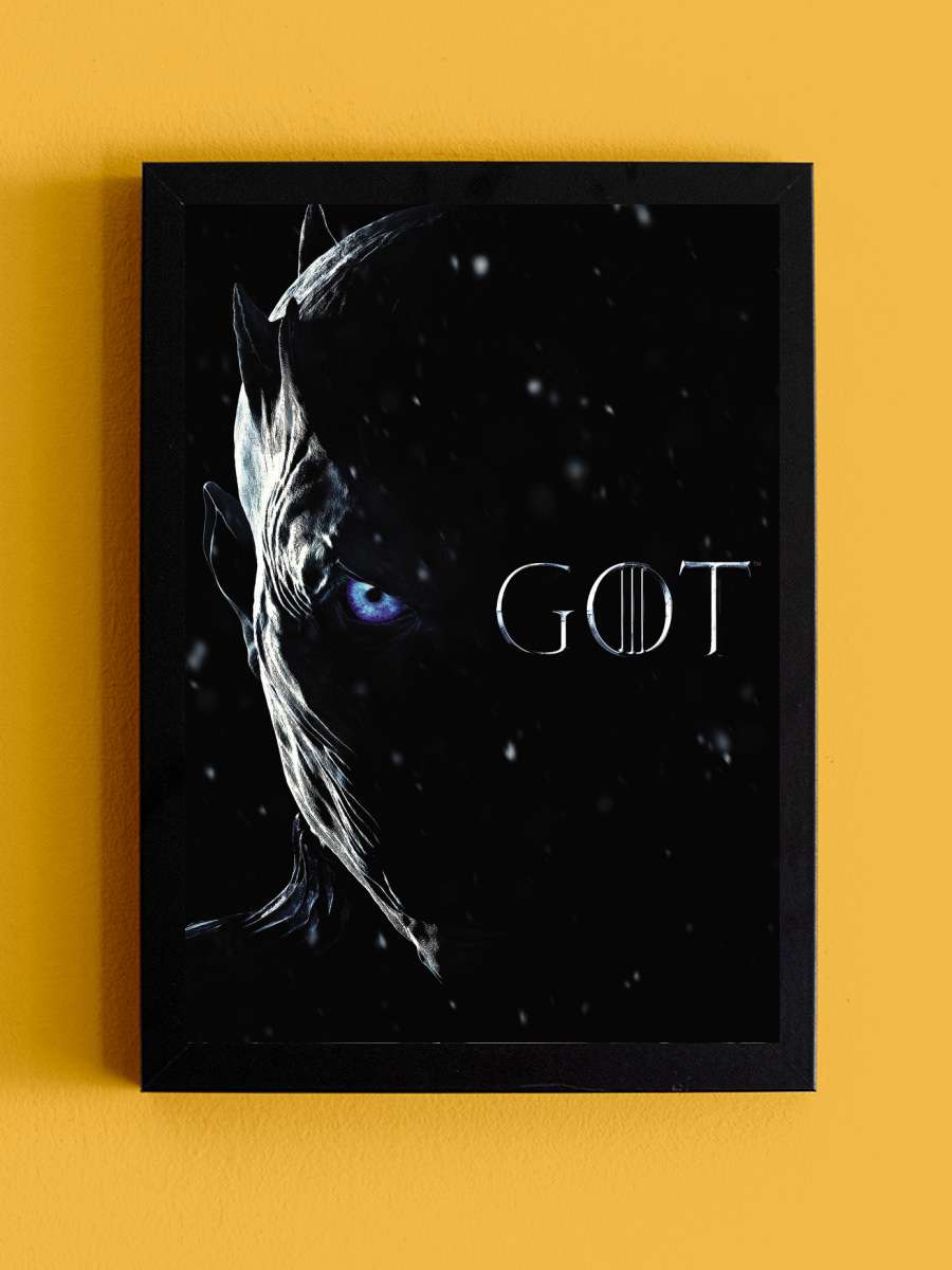 Game of Thrones - Season 7 Key… Key art Film Poster Tablo Siyah Çerçeveli Yüksek Kalite Film Duvar Tablo