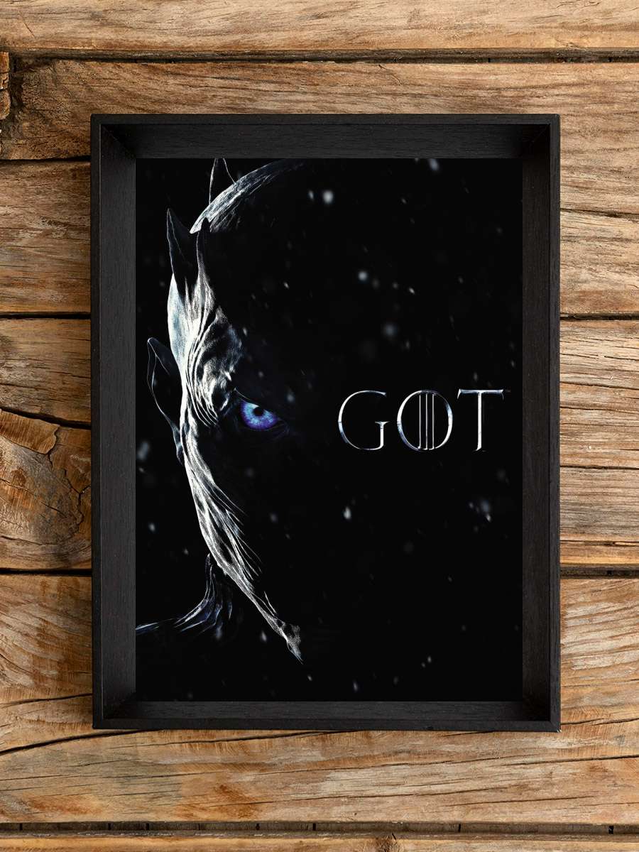 Game of Thrones - Season 7 Key… Key art Film Poster Tablo Siyah Çerçeveli Yüksek Kalite Film Duvar Tablo