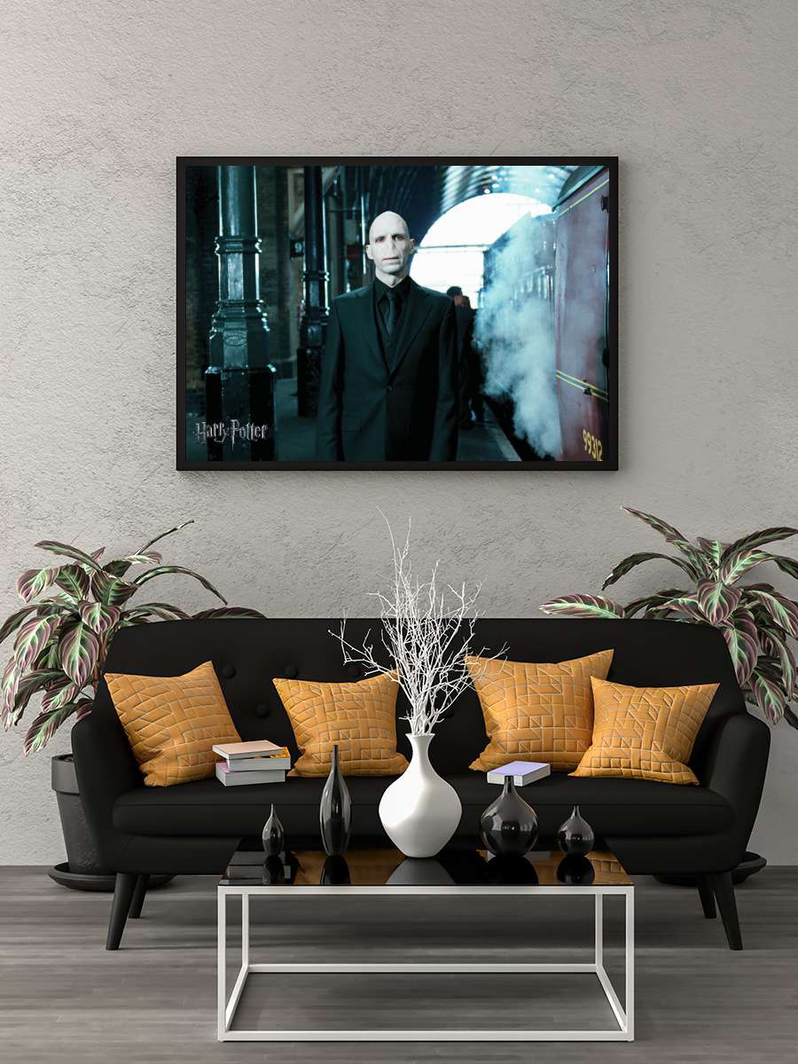 Voldemort  Film Poster Tablo Siyah Çerçeveli Yüksek Kalite Film Duvar Tablo