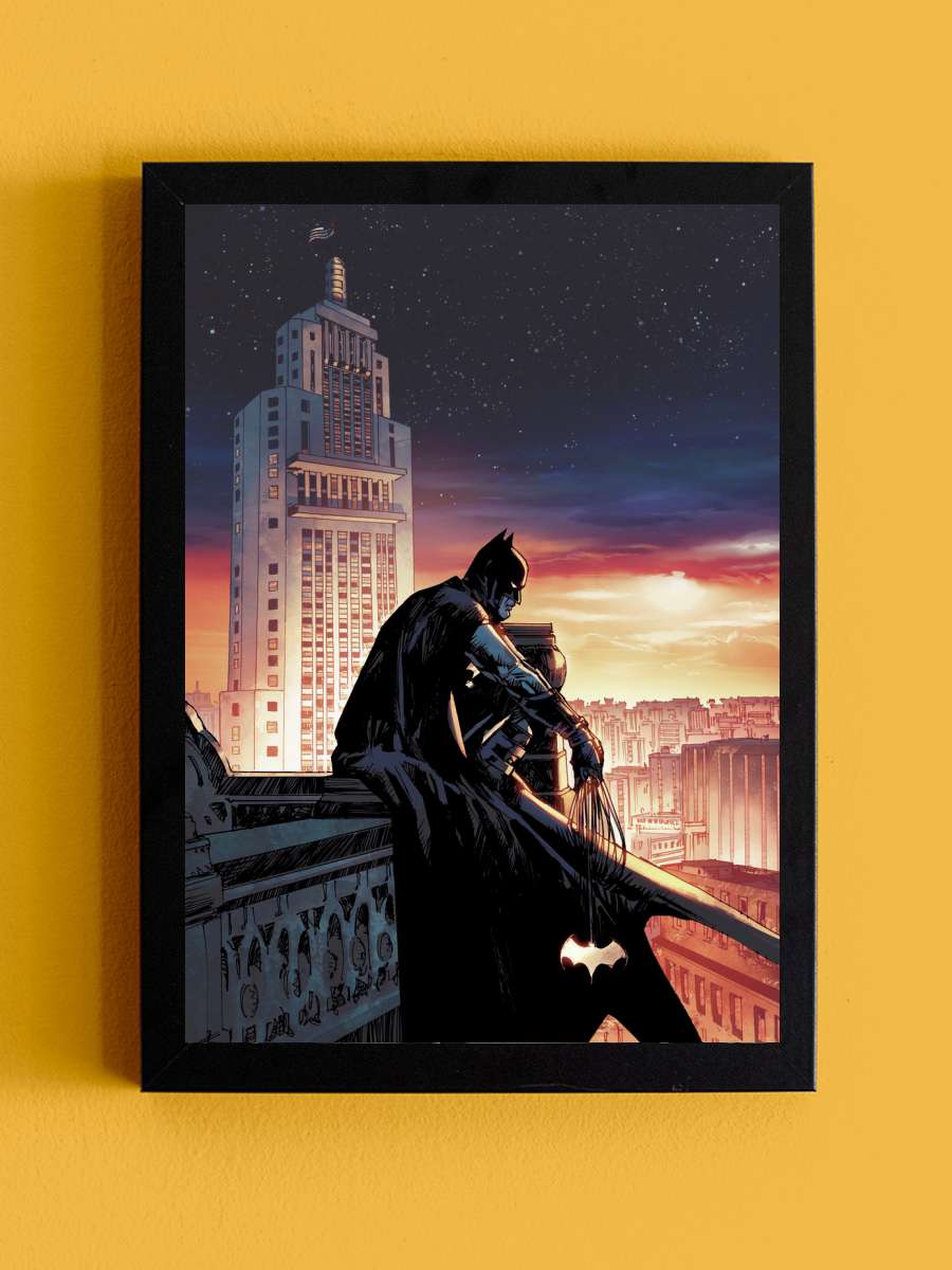 Batman - Brazil Film Poster Tablo Siyah Çerçeveli Yüksek Kalite Film Duvar Tablo