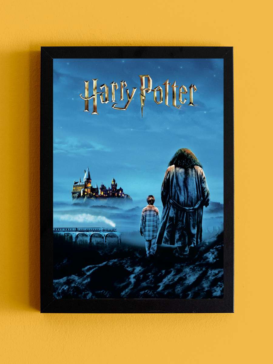 Harry Potter - Hogwarts view Film Poster Tablo Siyah Çerçeveli Yüksek Kalite Film Duvar Tablo