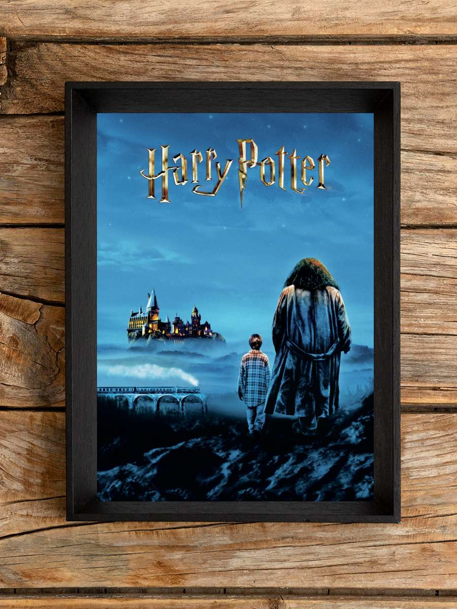 Harry Potter - Hogwarts view Film Poster Tablo Siyah Çerçeveli Yüksek Kalite Film Duvar Tablo