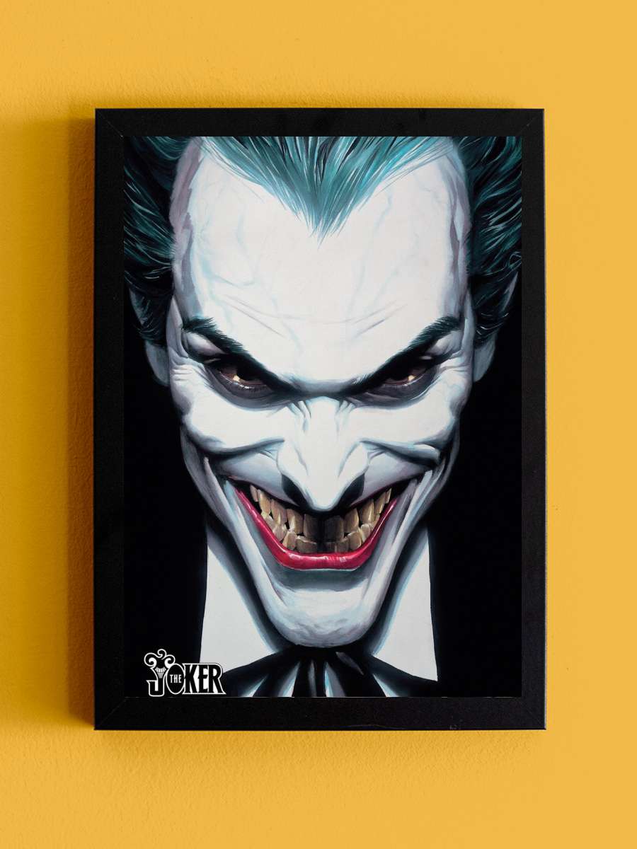 DC Comics - Joker Ross Film Poster Tablo Siyah Çerçeveli Yüksek Kalite Film Duvar Tablo