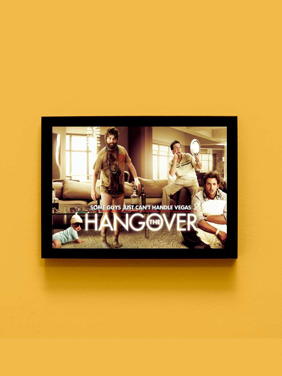 The Hangover  Film Poster Tablo Siyah Çerçeveli Yüksek Kalite Film Duvar Tablo