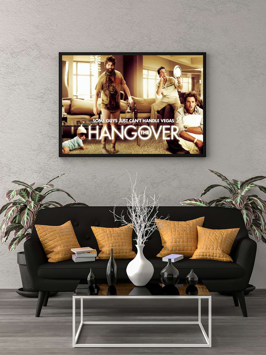 The Hangover  Film Poster Tablo Siyah Çerçeveli Yüksek Kalite Film Duvar Tablo