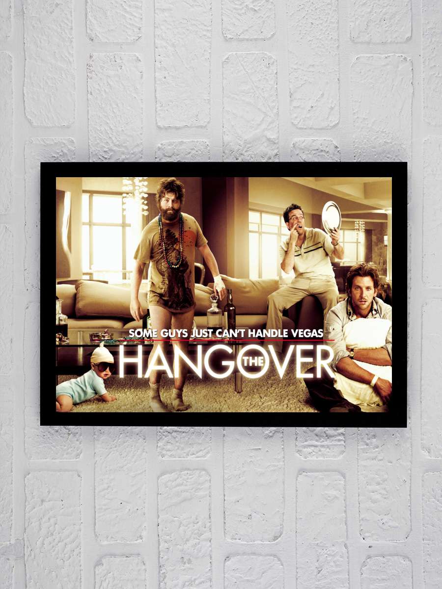 The Hangover  Film Poster Tablo Siyah Çerçeveli Yüksek Kalite Film Duvar Tablo