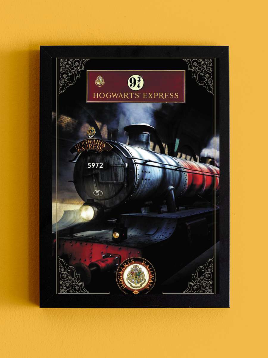 Harry Potter - The Hogwarts… Hogwarts Express Film Poster Tablo Siyah Çerçeveli Yüksek Kalite Film Duvar Tablo