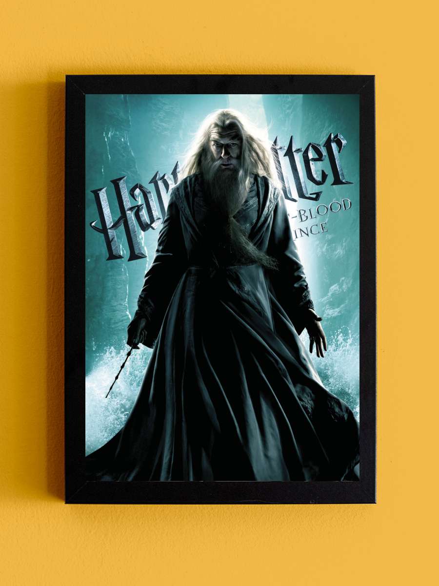 Harry Potter and The Half-Blood… Half-Blood Prince - Dumbledore Film Poster Tablo Siyah Çerçeveli Yüksek Kalite Film Duvar Tablo