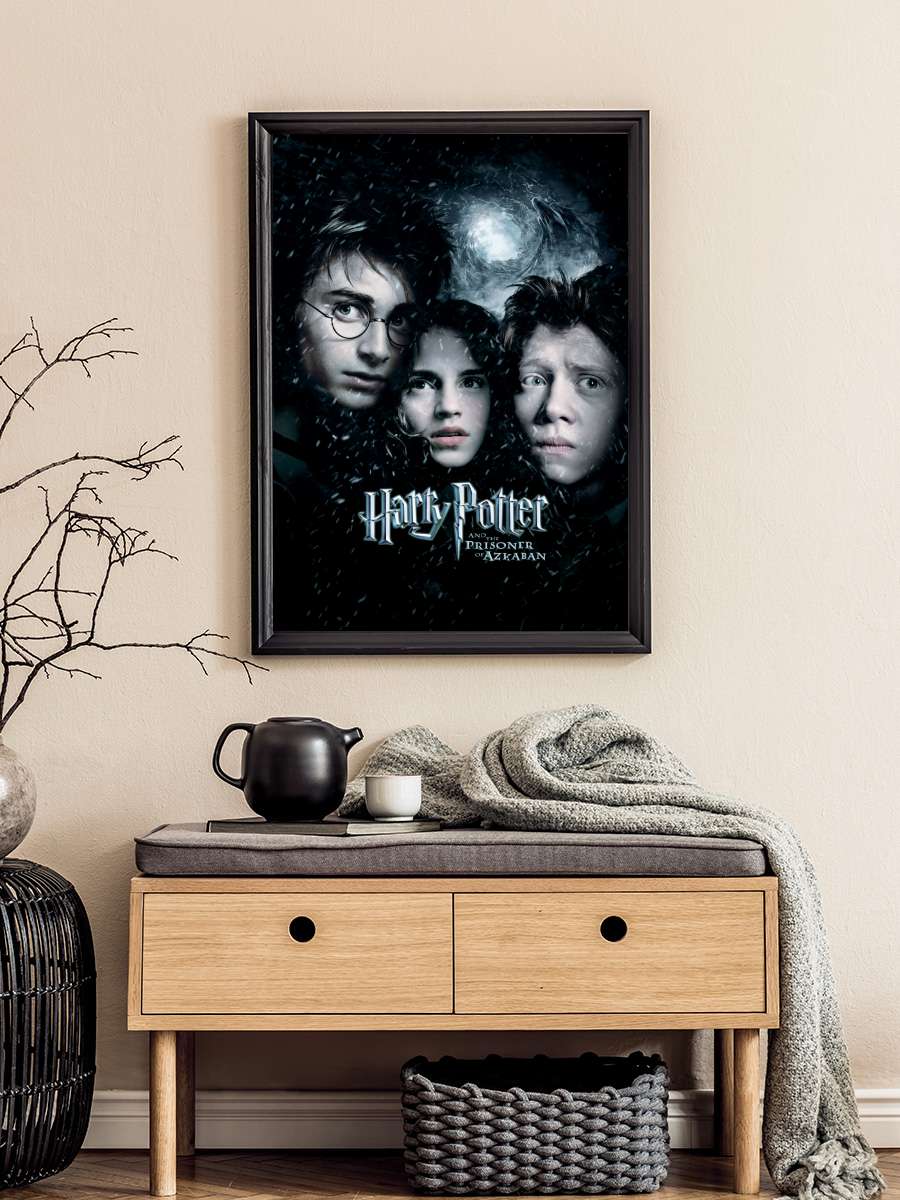 Harry Potter - Prisoner of… of Azkaban Film Poster Tablo Siyah Çerçeveli Yüksek Kalite Film Duvar Tablo