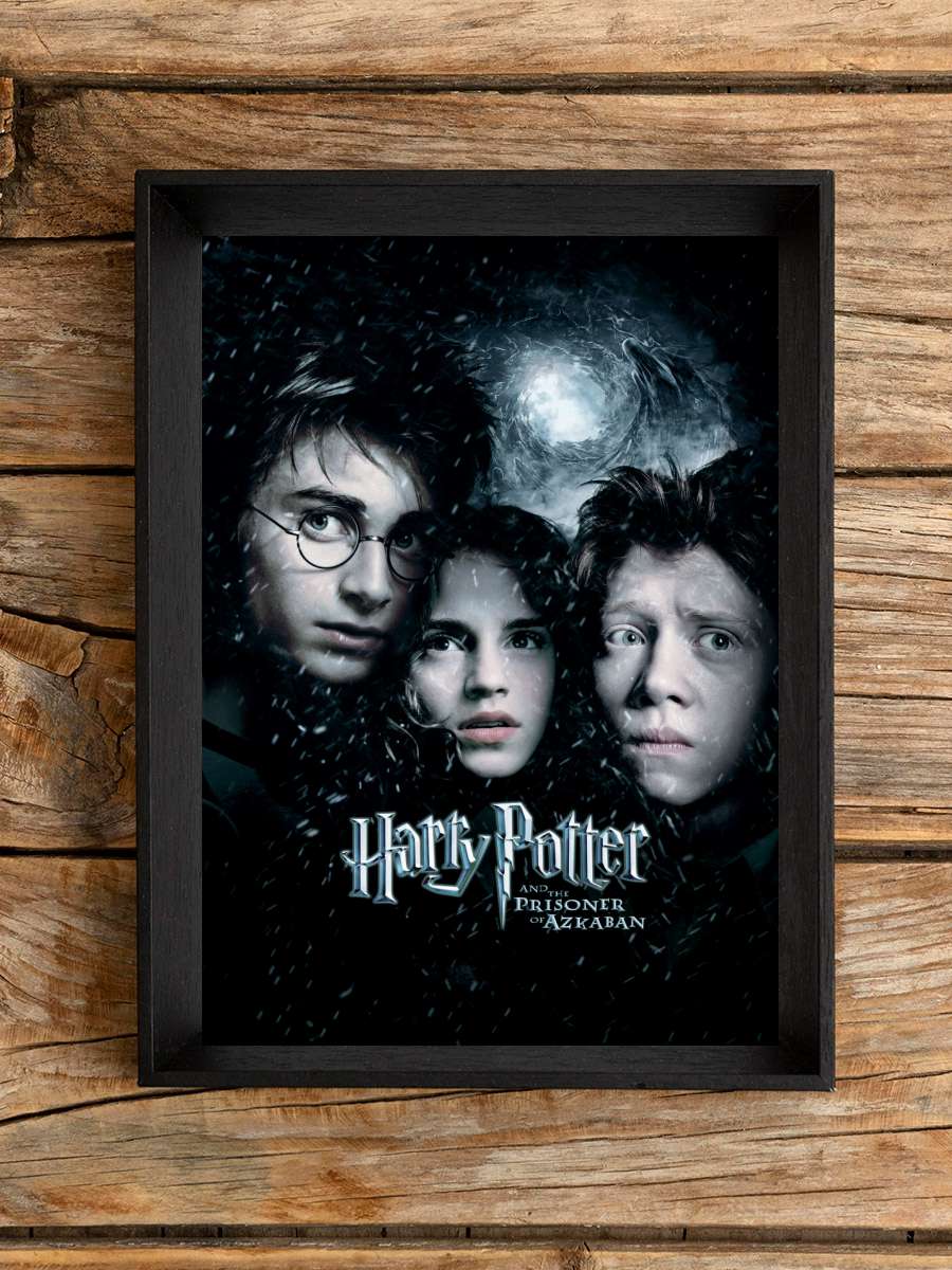 Harry Potter - Prisoner of… of Azkaban Film Poster Tablo Siyah Çerçeveli Yüksek Kalite Film Duvar Tablo