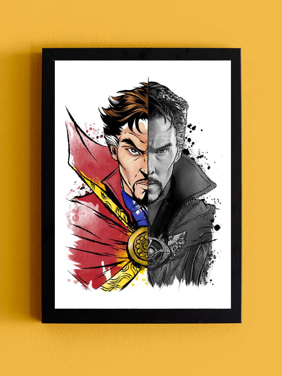 Sorcerer supreme Film Poster Tablo Siyah Çerçeveli Yüksek Kalite Film Duvar Tablo