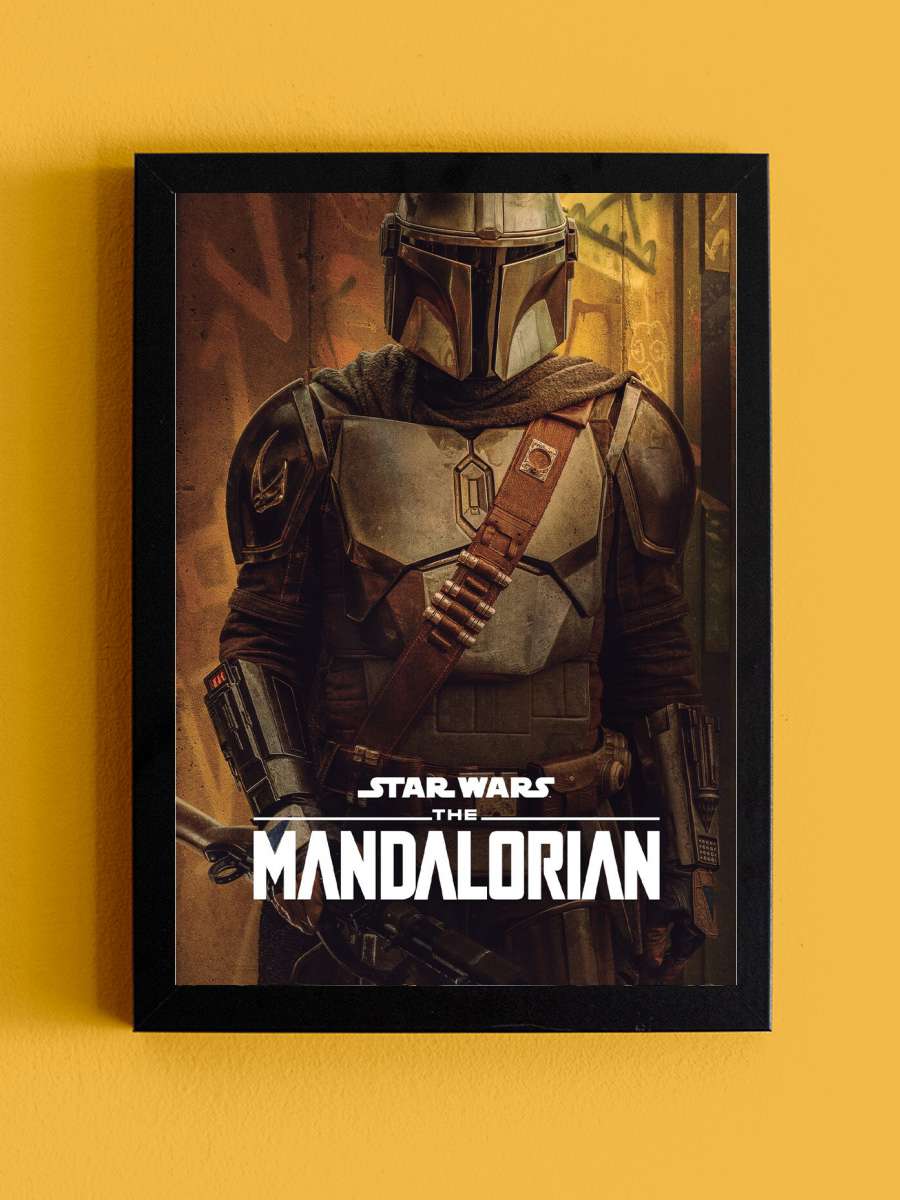 Star Wars: The Mandalorian - Season 2 Film Poster Tablo Siyah Çerçeveli Yüksek Kalite Film Duvar Tablo