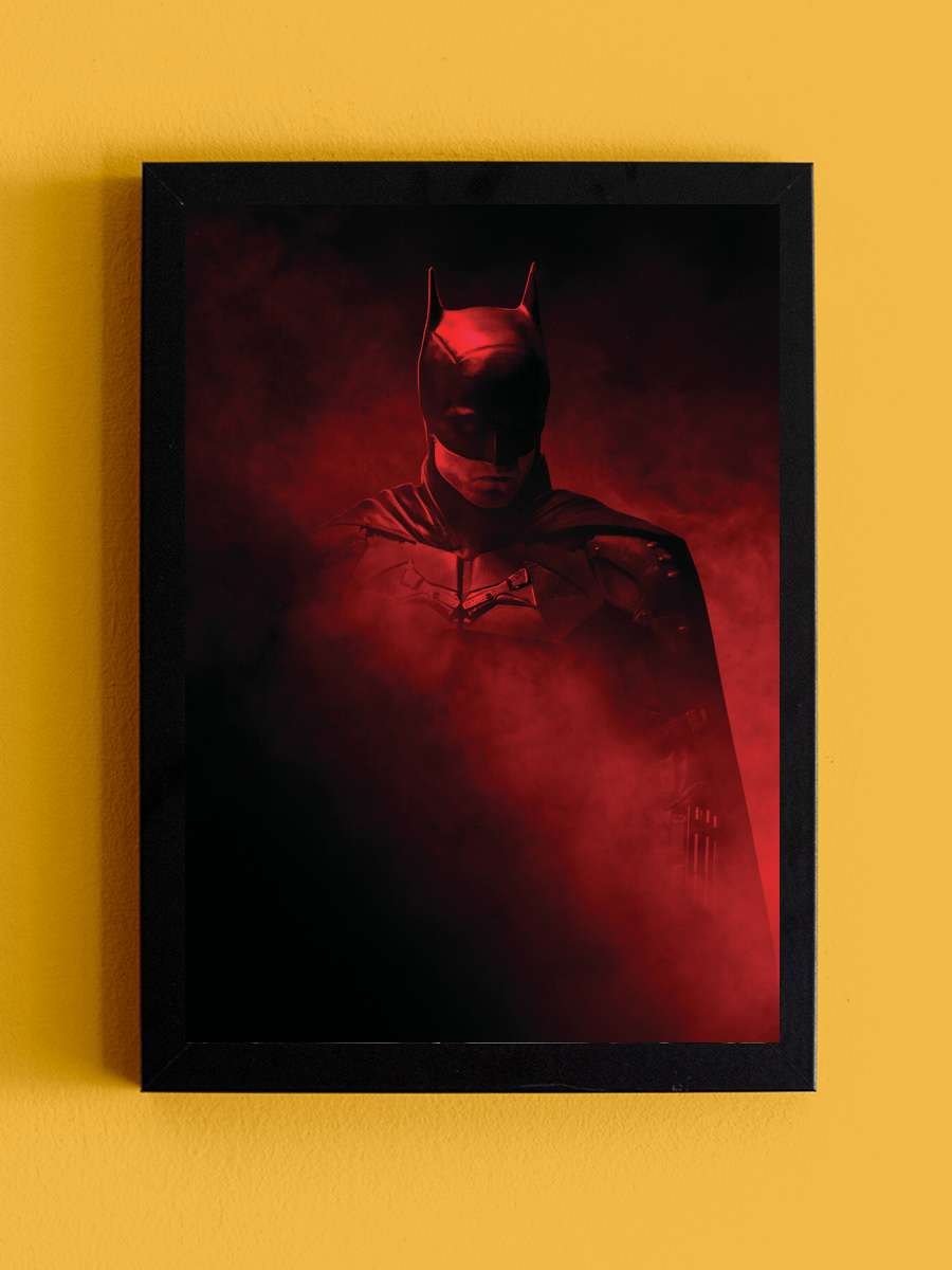 The Batman 2022 Film Poster Tablo Siyah Çerçeveli Yüksek Kalite Film Duvar Tablo