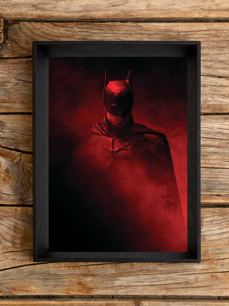 The Batman 2022 Film Poster Tablo Siyah Çerçeveli Yüksek Kalite Film Duvar Tablo