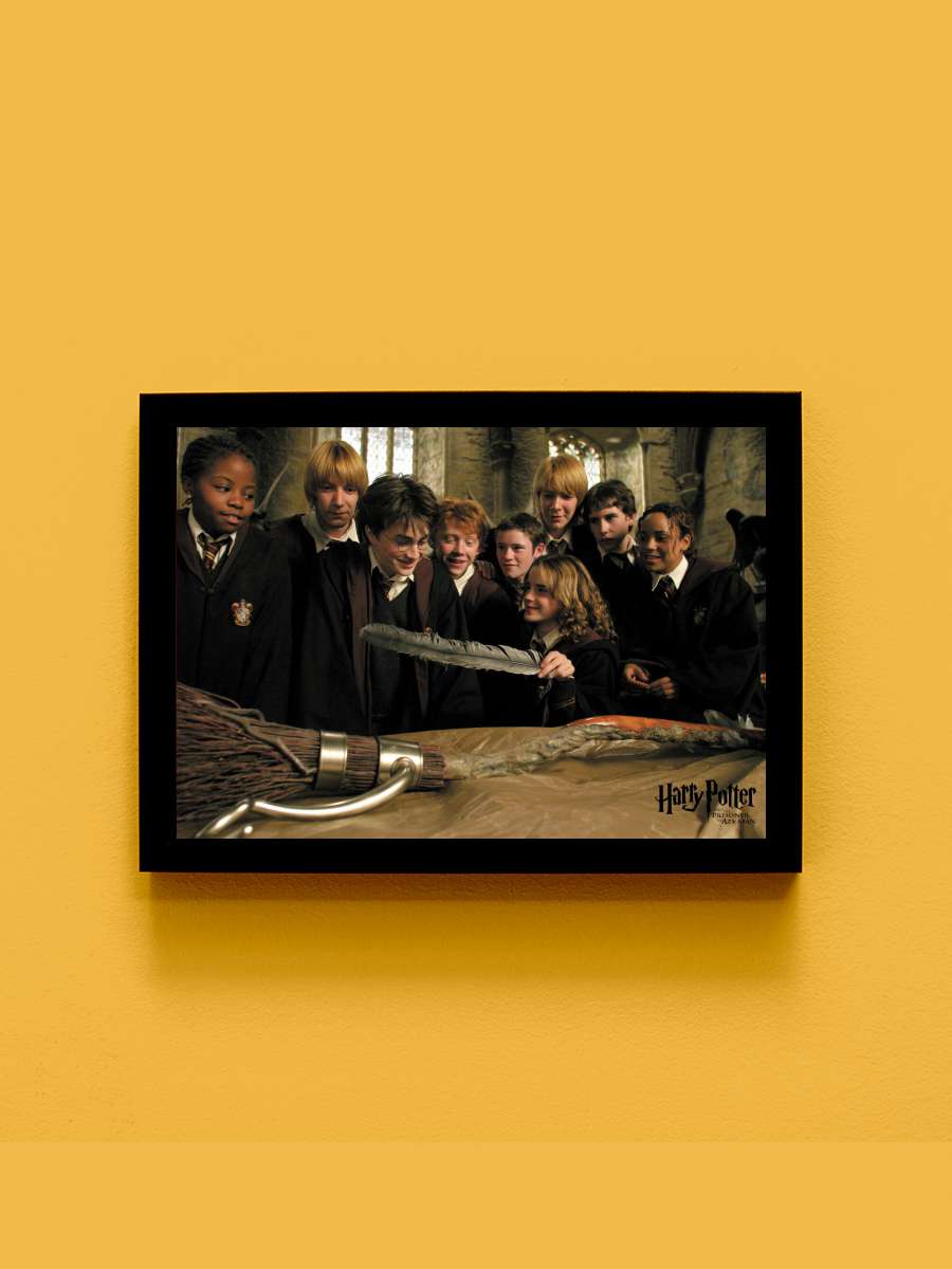 Harry Potter - Firebolt racing Film Poster Tablo Siyah Çerçeveli Yüksek Kalite Film Duvar Tablo