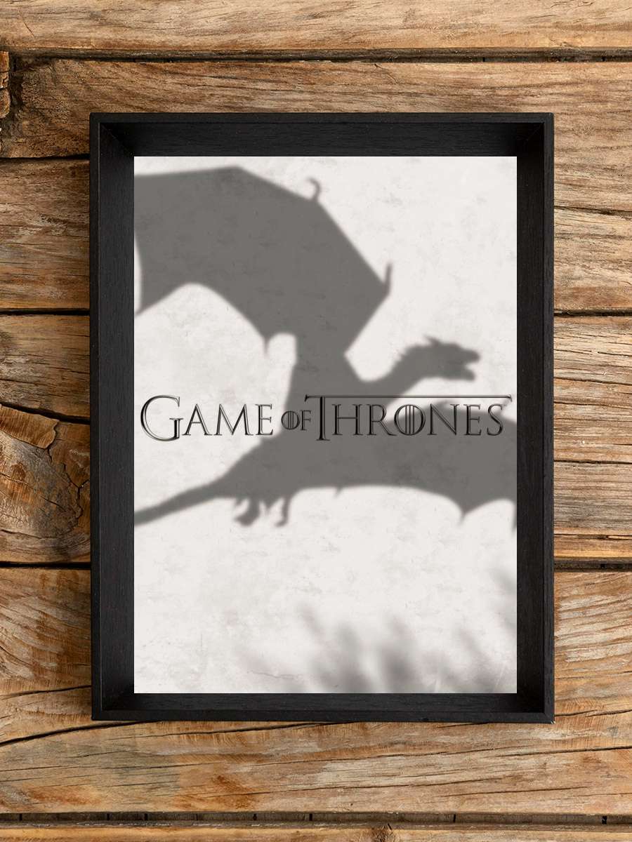 Game of Thrones - Season 3 Key… Key art Film Poster Tablo Siyah Çerçeveli Yüksek Kalite Film Duvar Tablo