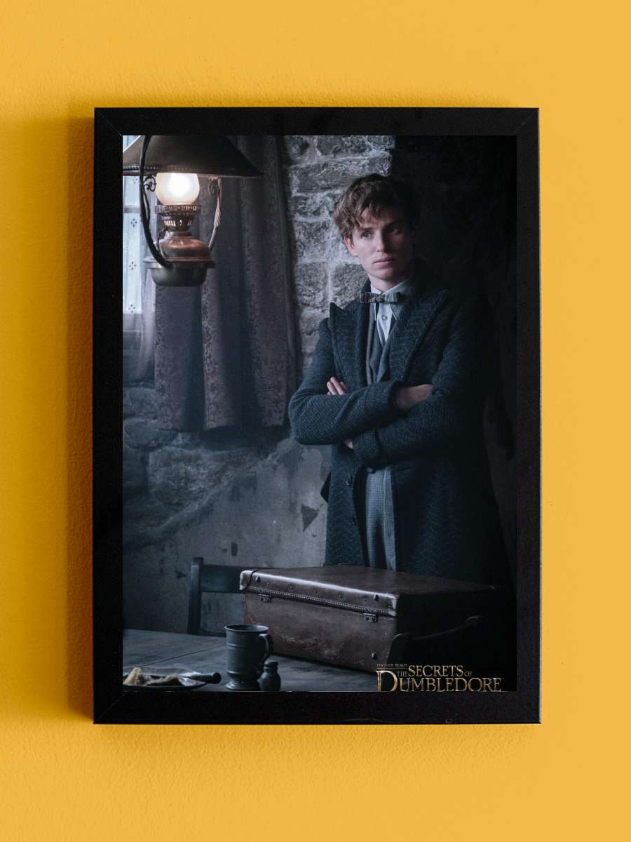 Fantastic Beasts - Newt… Newt Scamander Film Poster Tablo Siyah Çerçeveli Yüksek Kalite Film Duvar Tablo