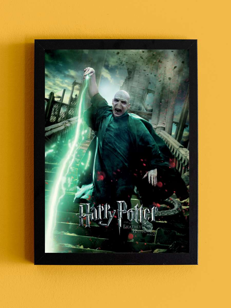 Voldemort  Film Poster Tablo Siyah Çerçeveli Yüksek Kalite Film Duvar Tablo