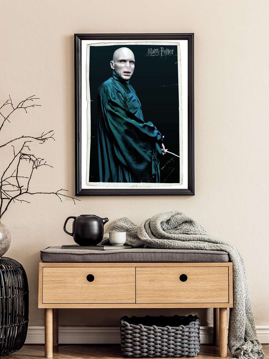 Voldemort  Film Poster Tablo Siyah Çerçeveli Yüksek Kalite Film Duvar Tablo