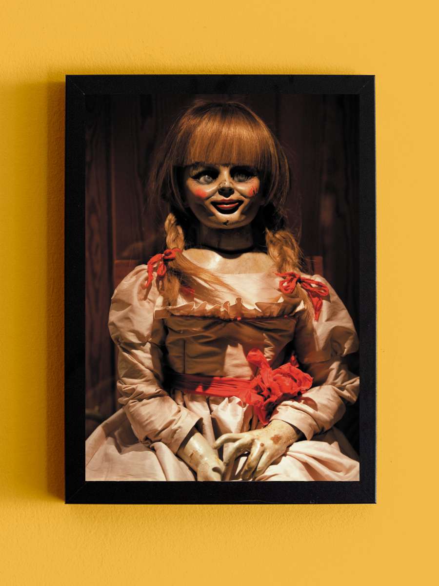 Annabelle - Doll Film Poster Tablo Siyah Çerçeveli Yüksek Kalite Film Duvar Tablo