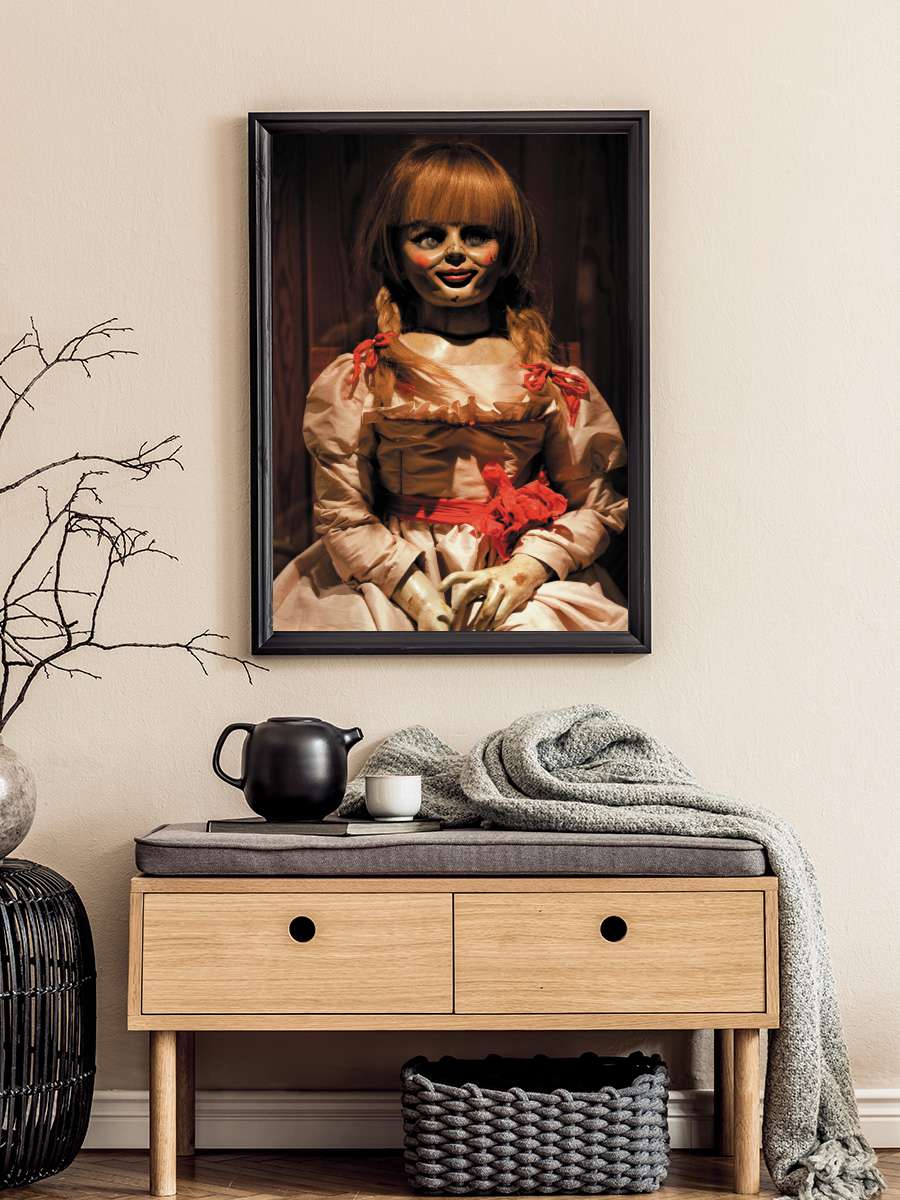 Annabelle - Doll Film Poster Tablo Siyah Çerçeveli Yüksek Kalite Film Duvar Tablo