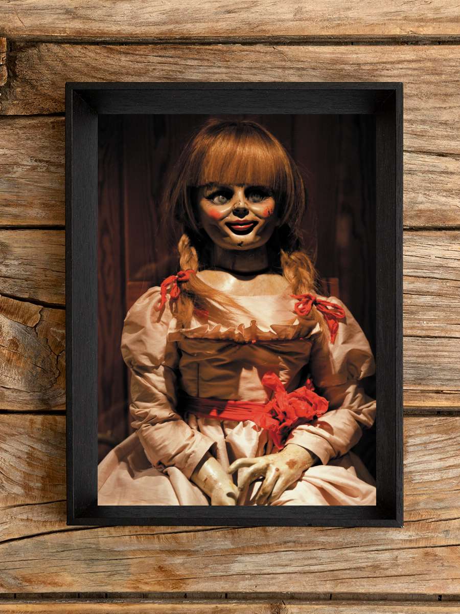 Annabelle - Doll Film Poster Tablo Siyah Çerçeveli Yüksek Kalite Film Duvar Tablo