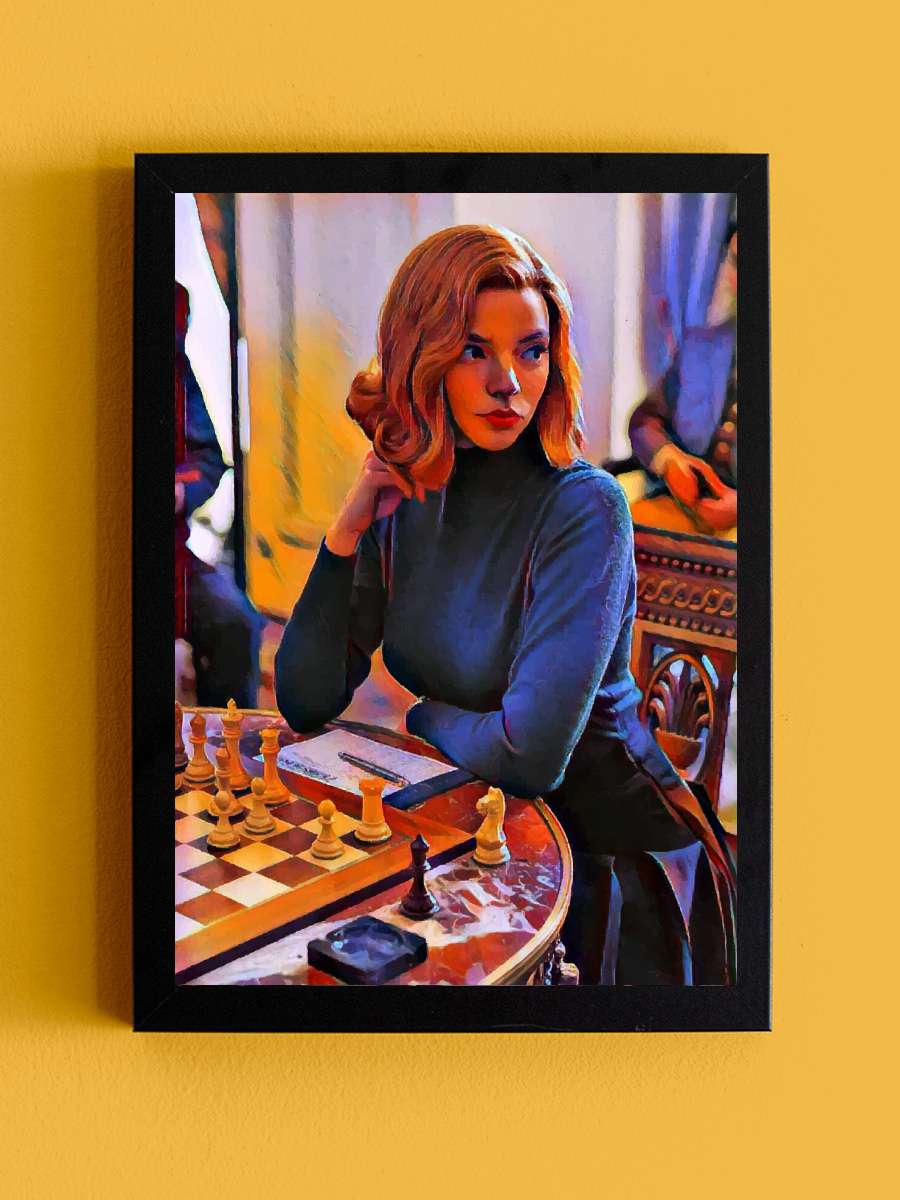 Chess 6 Film Poster Tablo Siyah Çerçeveli Yüksek Kalite Film Duvar Tablo