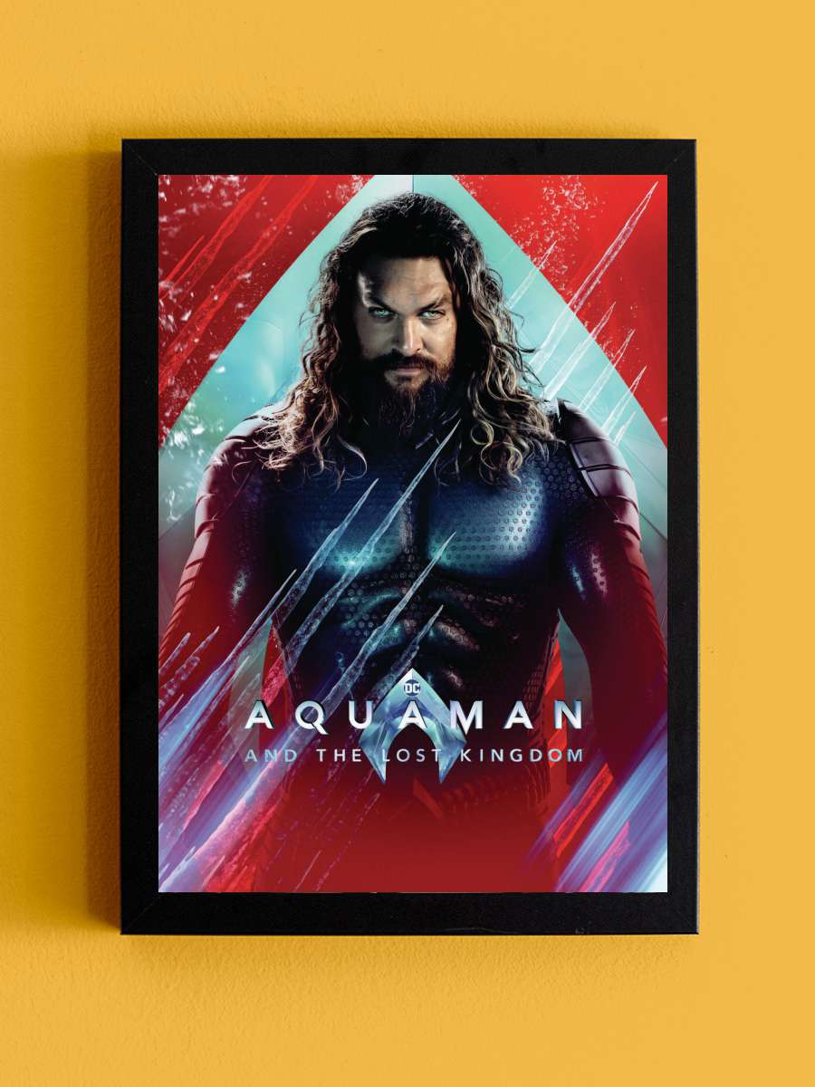 Aquaman and the Lost Kingdom -… - Arthur Film Poster Tablo Siyah Çerçeveli Yüksek Kalite Film Duvar Tablo