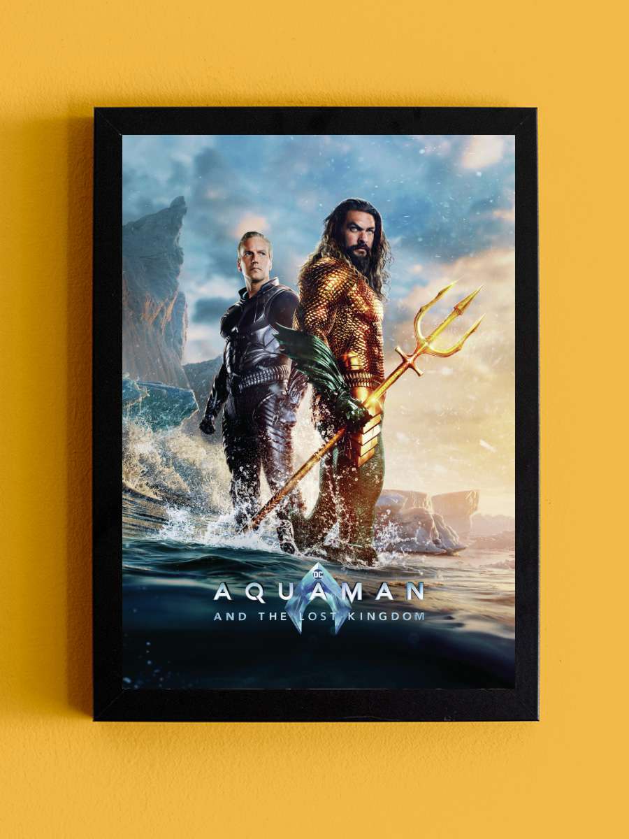 Aquaman and the Lost Kingdom -… - Ocean Master Film Poster Tablo Siyah Çerçeveli Yüksek Kalite Film Duvar Tablo