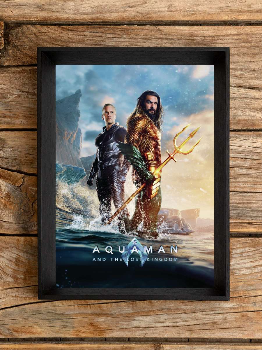 Aquaman and the Lost Kingdom -… - Ocean Master Film Poster Tablo Siyah Çerçeveli Yüksek Kalite Film Duvar Tablo