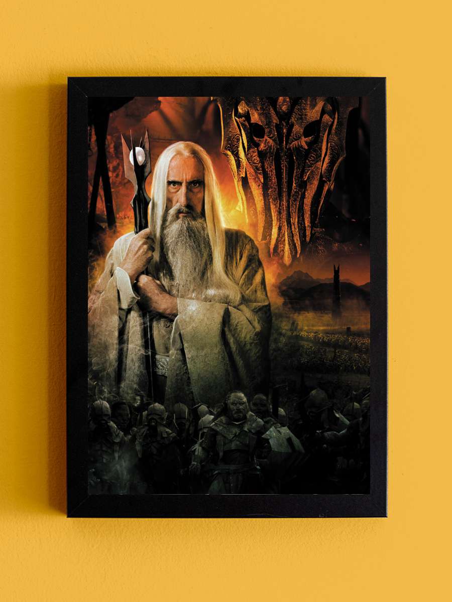 The Lord of the Rings - Dark… Dark side Film Poster Tablo Siyah Çerçeveli Yüksek Kalite Film Duvar Tablo