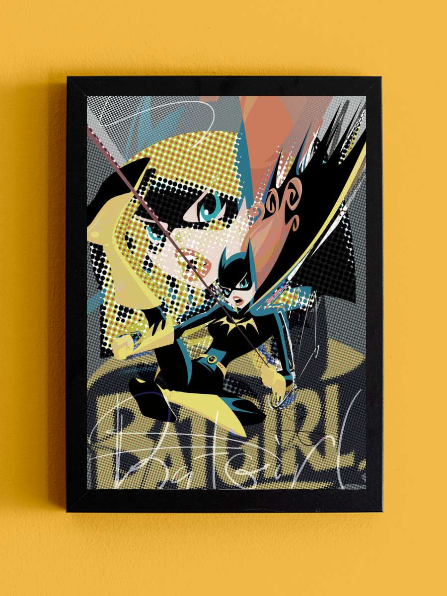 Batgirl Beyond Film Poster Tablo Siyah Çerçeveli Yüksek Kalite Film Duvar Tablo