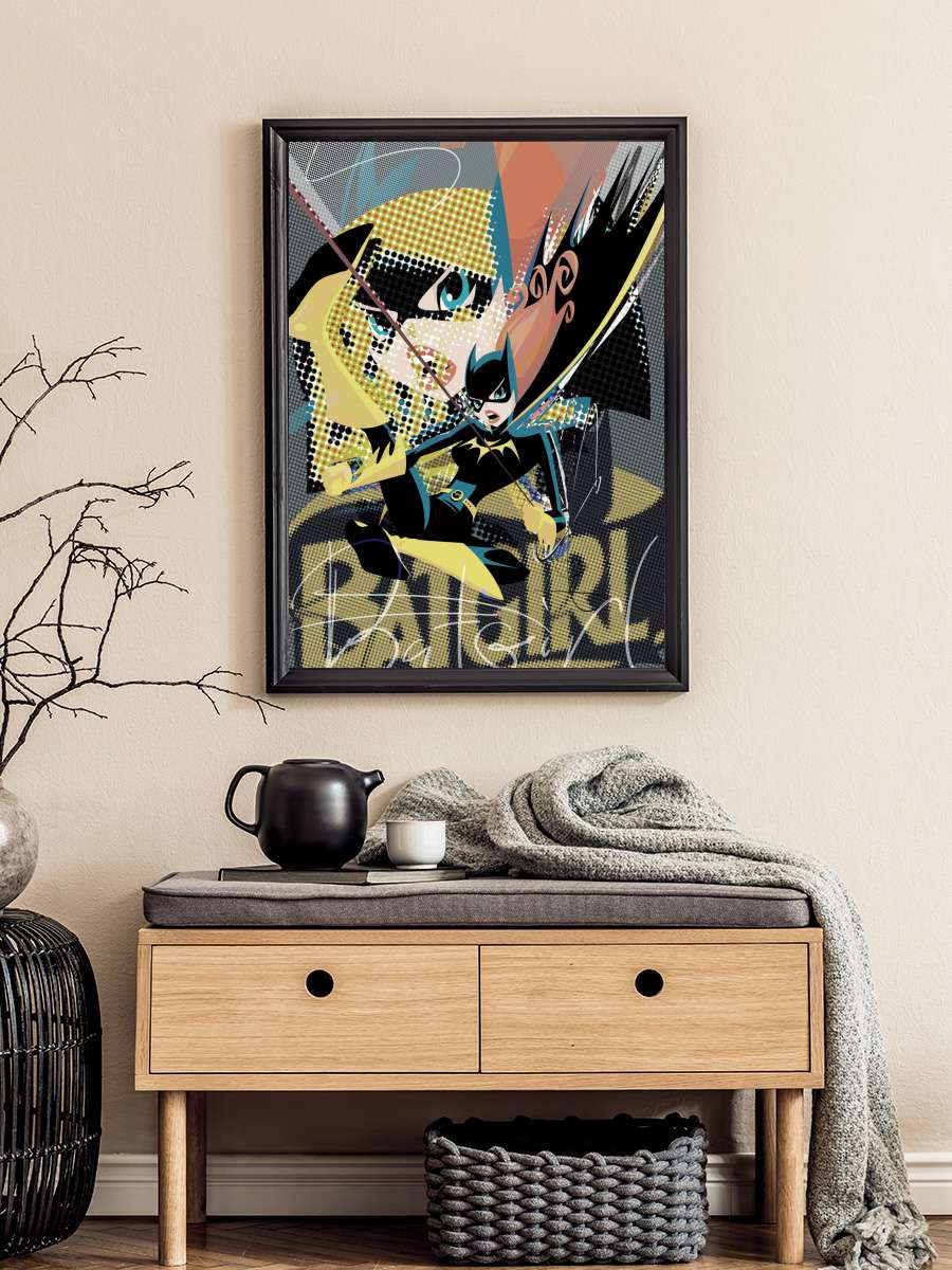 Batgirl Beyond Film Poster Tablo Siyah Çerçeveli Yüksek Kalite Film Duvar Tablo