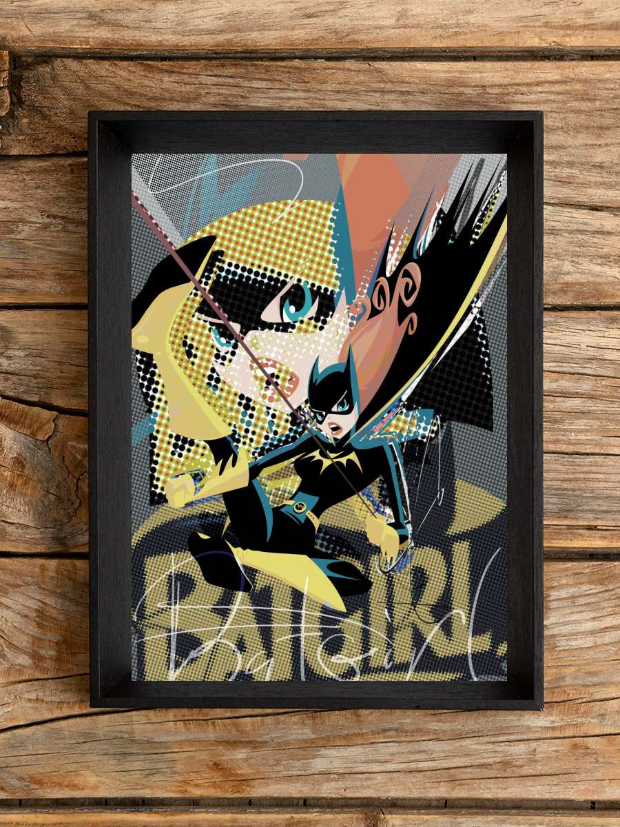 Batgirl Beyond Film Poster Tablo Siyah Çerçeveli Yüksek Kalite Film Duvar Tablo