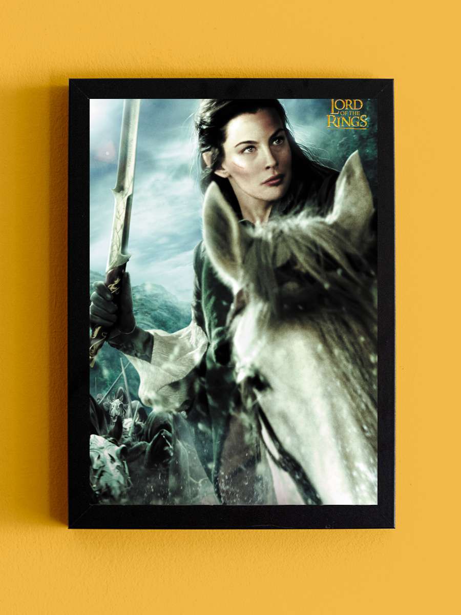 Lord of the Rings - Arwen Film Poster Tablo Siyah Çerçeveli Yüksek Kalite Film Duvar Tablo