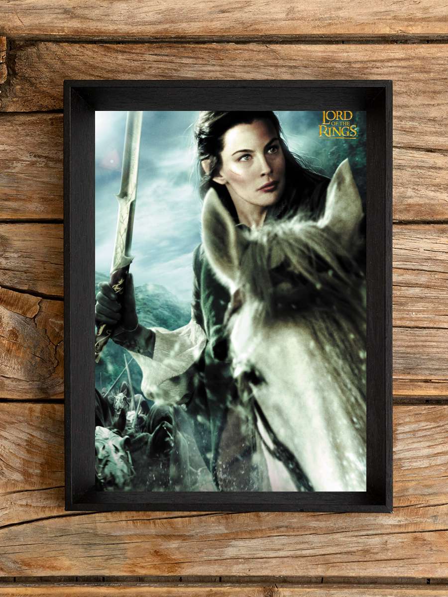 Lord of the Rings - Arwen Film Poster Tablo Siyah Çerçeveli Yüksek Kalite Film Duvar Tablo